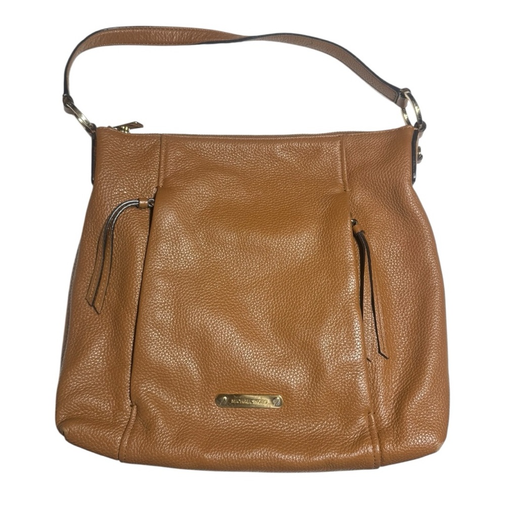 Michael Kors Brown Hobo Leather Shoulder Bag